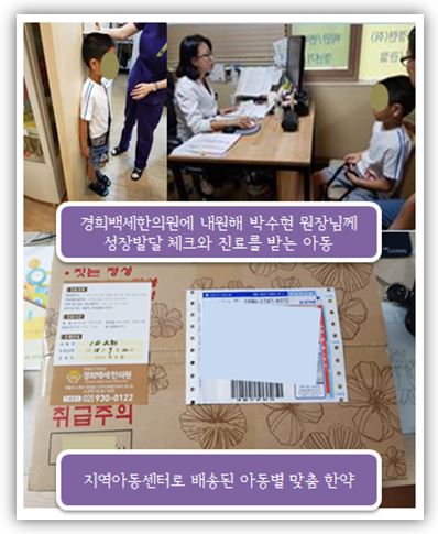 아동 한방진료 지원_성심중앙지역아동센터