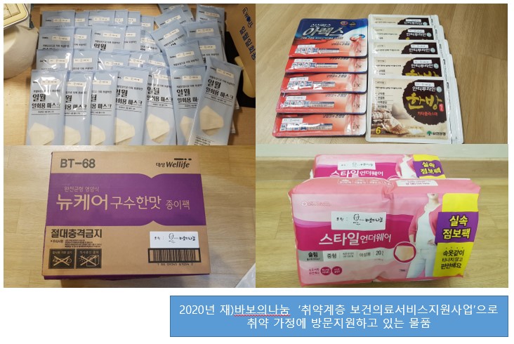2020 재)바보의나눔 지원사업 중간진행 보고