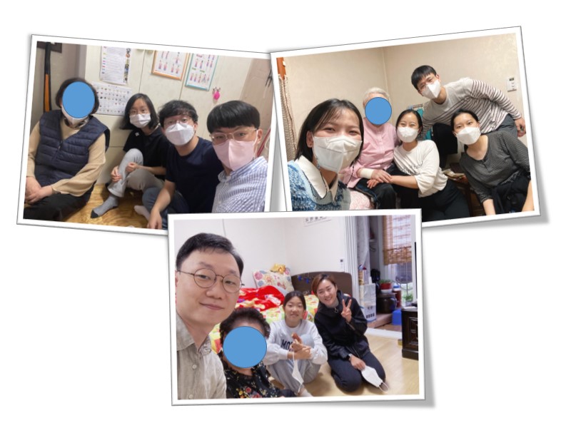 10월 15일 한국누가회 사회부와 어르신댁 방문진료 했어요~