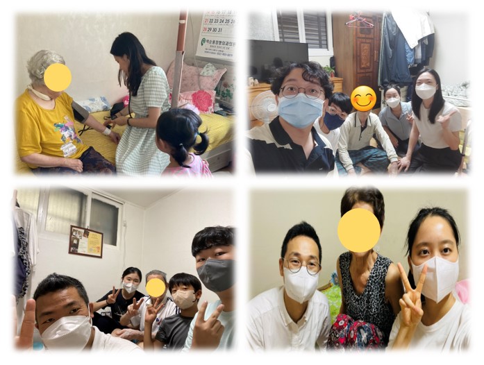 8월20일 한국누가회 사회부와 방문진료 진행했어요~