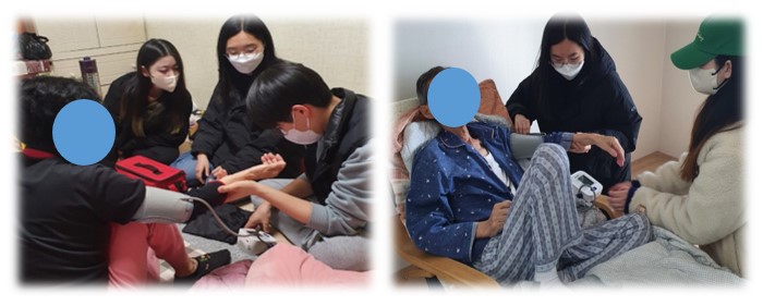 실습생과 어르신댁 방문다녀왔어요~