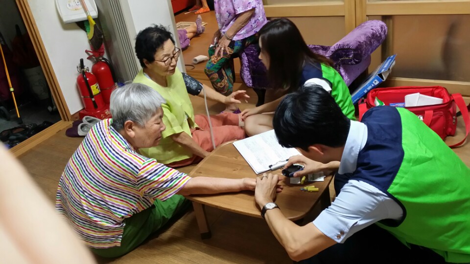 8월 경로당 방문진료 진행했어요~