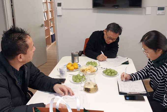필리핀 약품지원 관련 현지 총괄 정정섭활동가 사무국 방문