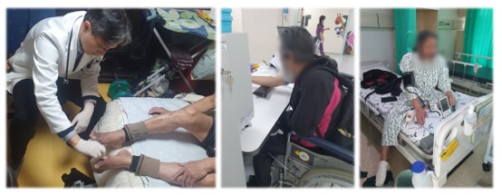 곽00님 당뇨발 치료지원 이야기
