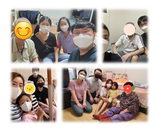 9월17일 한국누가회 사회부와 방문진료 진행했어요~