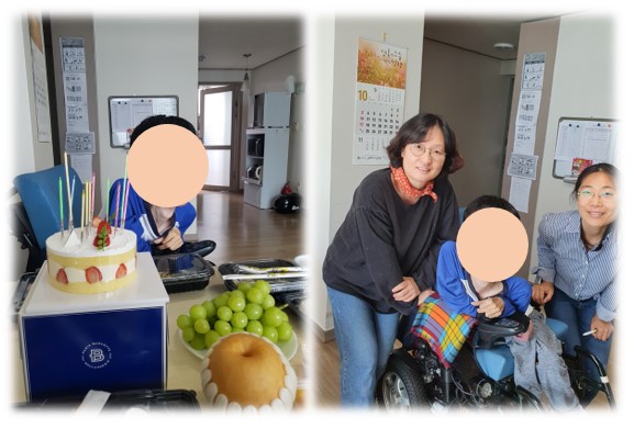 근육병 앓고 있는 000님 만나온 이야기