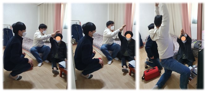 전현우&김다함 봉사자 방문진료 진행