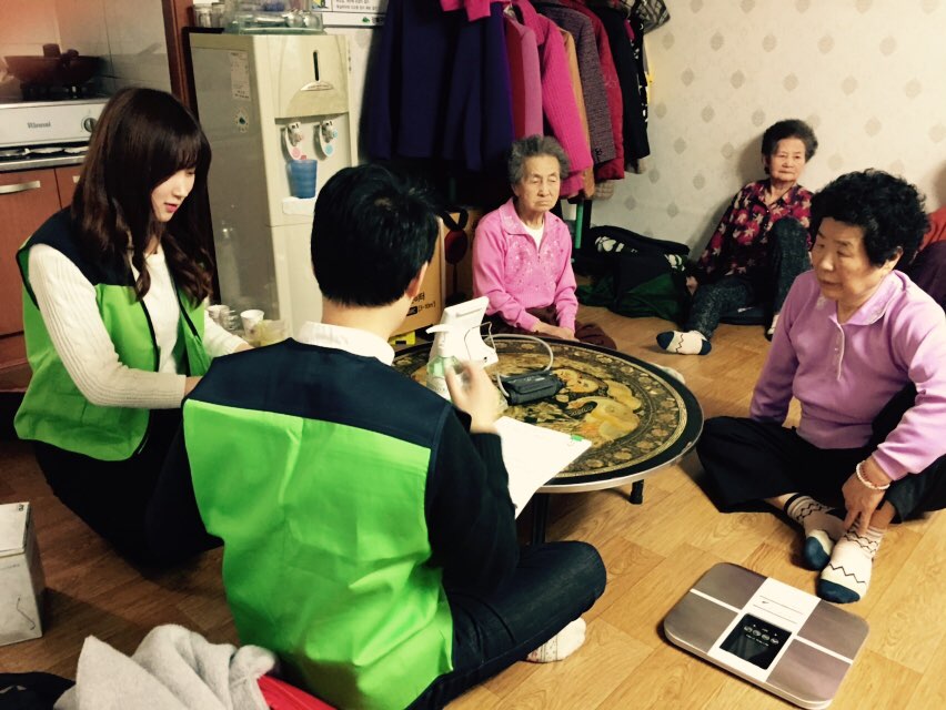 2015년 3월 경로당 방문진료 진행소식