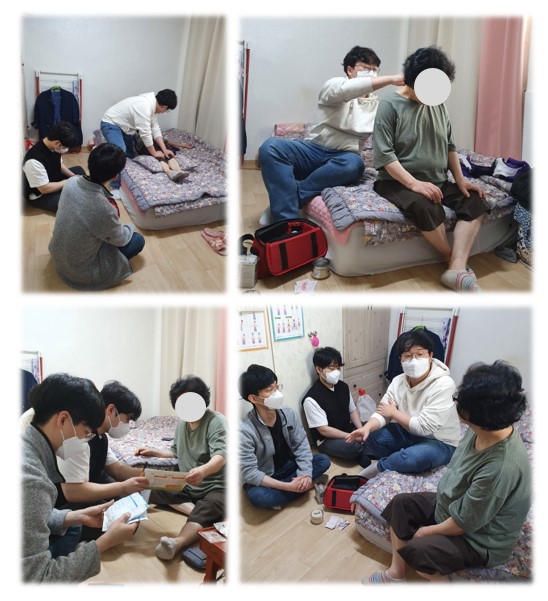 김다함&전현우&한형욱 봉사자 방문진료 활동