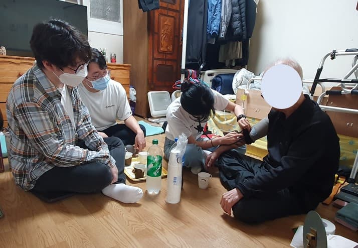 6월18일 방문진료 봉사소모임 진행