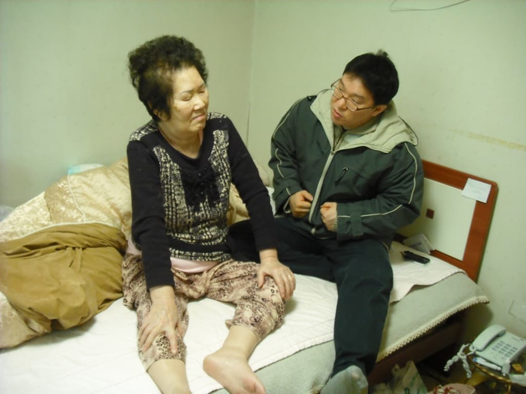 박철우 선생님 방문진료모습