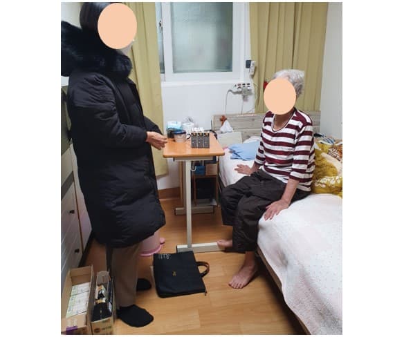 신규 의뢰 000어르신 방문