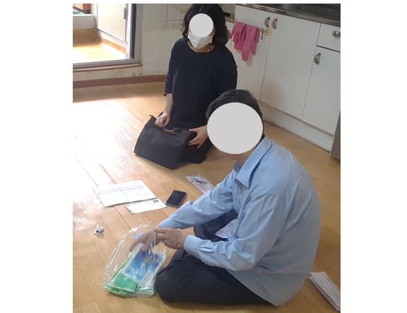 취약계층 가정방문-인수동주민센터 사회복지사 동행