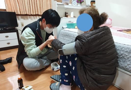 가톨릭 의대 실습생 000어르신 가정방문 건강상담
