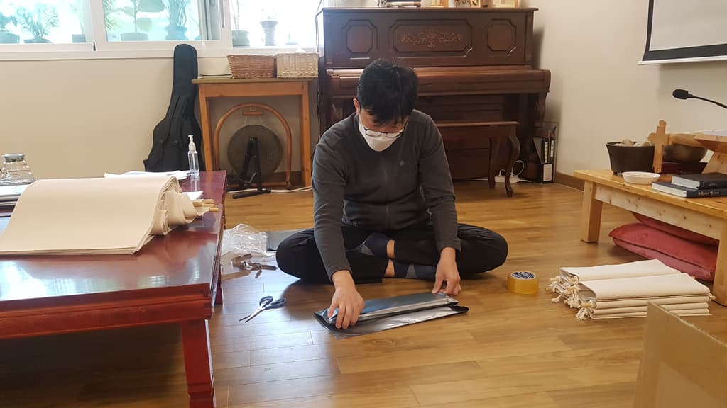 2021년 달력포장 작업