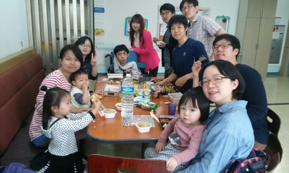 삼육재활병원에서 지내고 있는 재환씨 방문