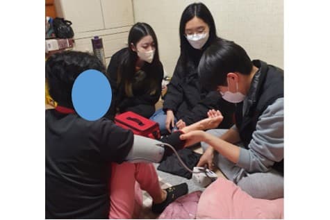가톨릭 의대 실습생 000어르신 가정방문 건강상담
