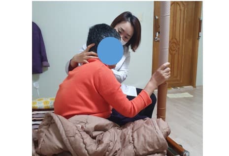 김수진 봉사자와 가정방문진료 봉사 다녀왔어요~