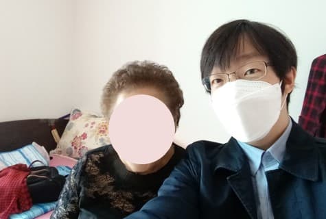 박00어르신댁 손홍석봉사자 방문