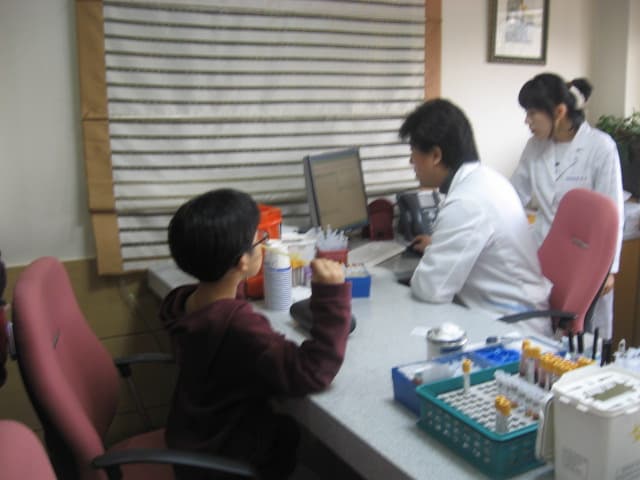 2011 강북구 보건소 공부방 건강검진(2011년 2월 18일) - 혈액검사