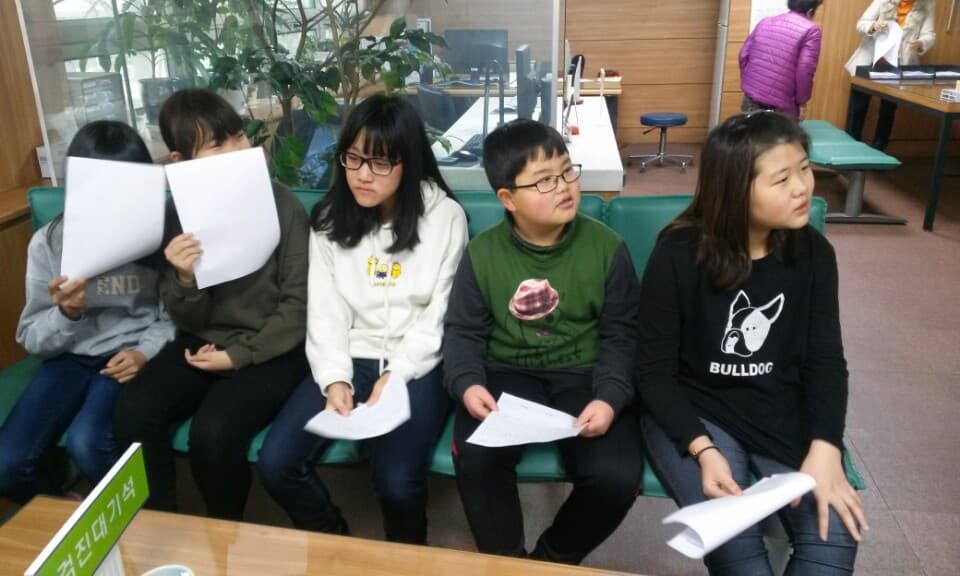 2016년 1, 2월 지역아동센터 건강검진 진행