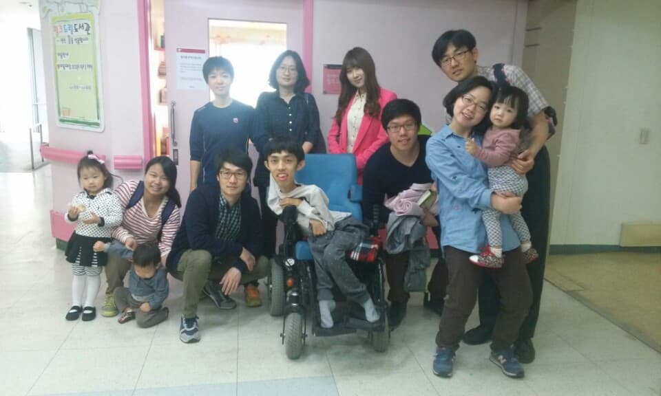 삼육재활병원에서 지내고 있는 재0씨 방문
