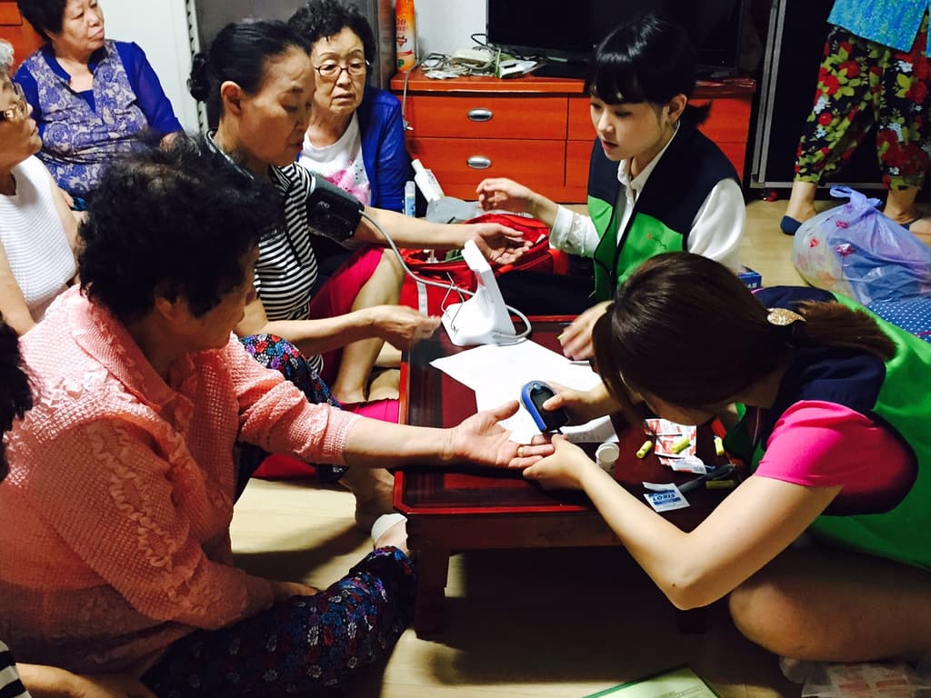 2015년 7월 경로당 방문진료