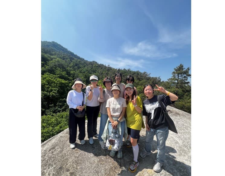 아생사 22주년기념 회원들과 산행 나들이