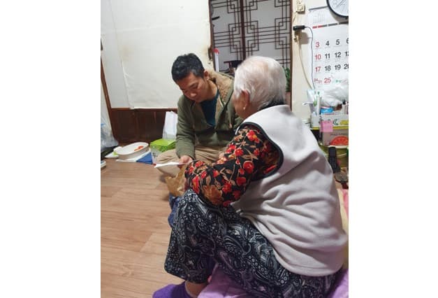 장원모 봉사자 박00어르신 가정방문
