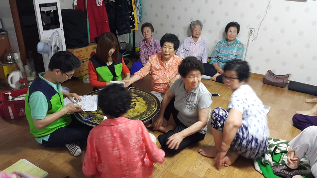 2015년 6월 경로당 방문진료