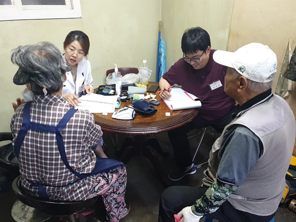 6월 1차 고물상 건강상담