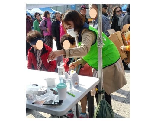 강북구 인수동 장수마을축제 어르신건강상담 진행
