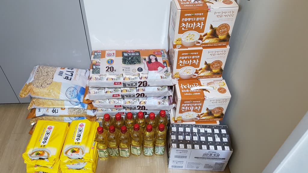 후원자님이 먹거리 나눔 해주셨어요~