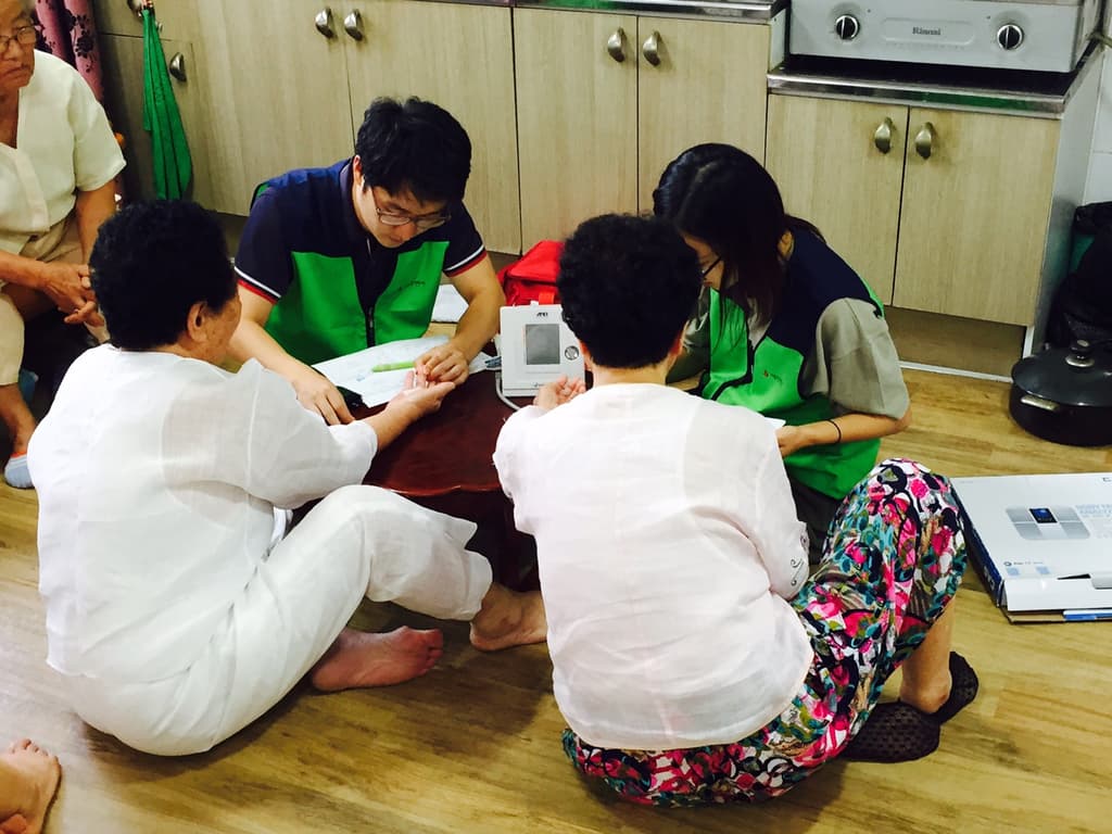 8월 경로당 방문진료