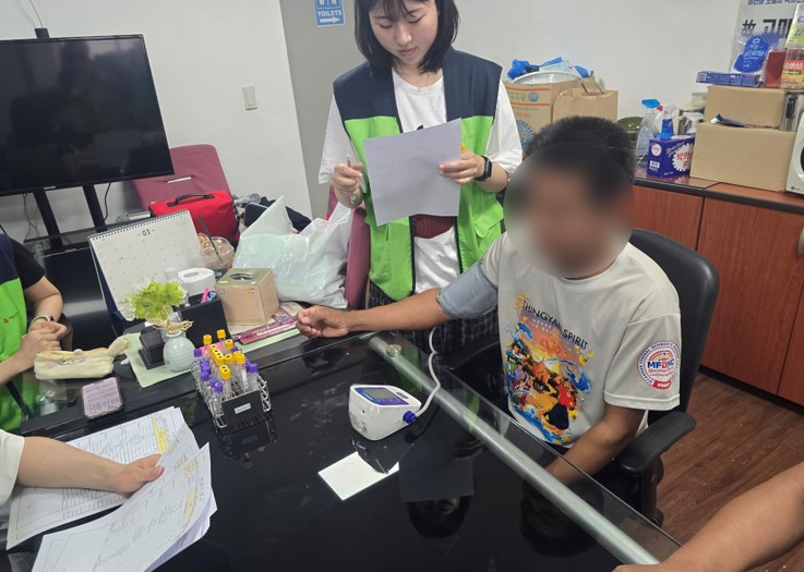 2026년 6월 이주민무료진료 진행