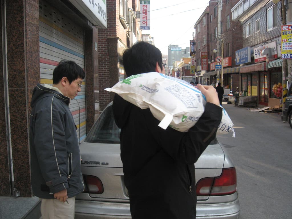 2월 밝누모모임&사랑의 쌀나누기행사