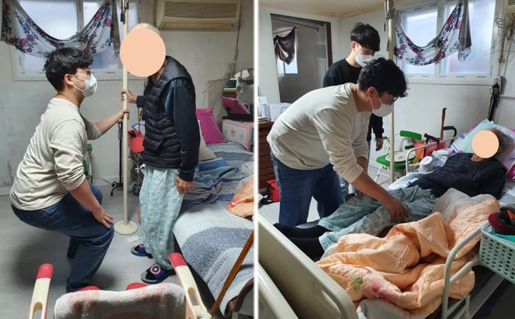어르신 가정내 재활운동 교육