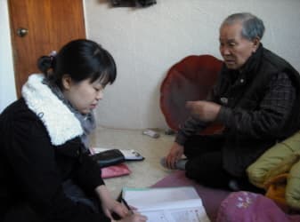 어르신 가정방문 사진-조은아 자원활동가