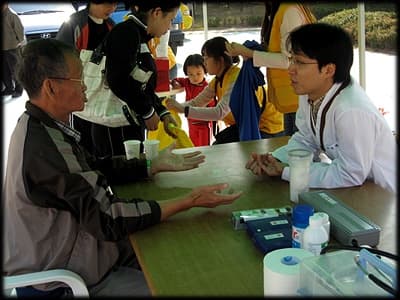 새터민가족체육대회 모습